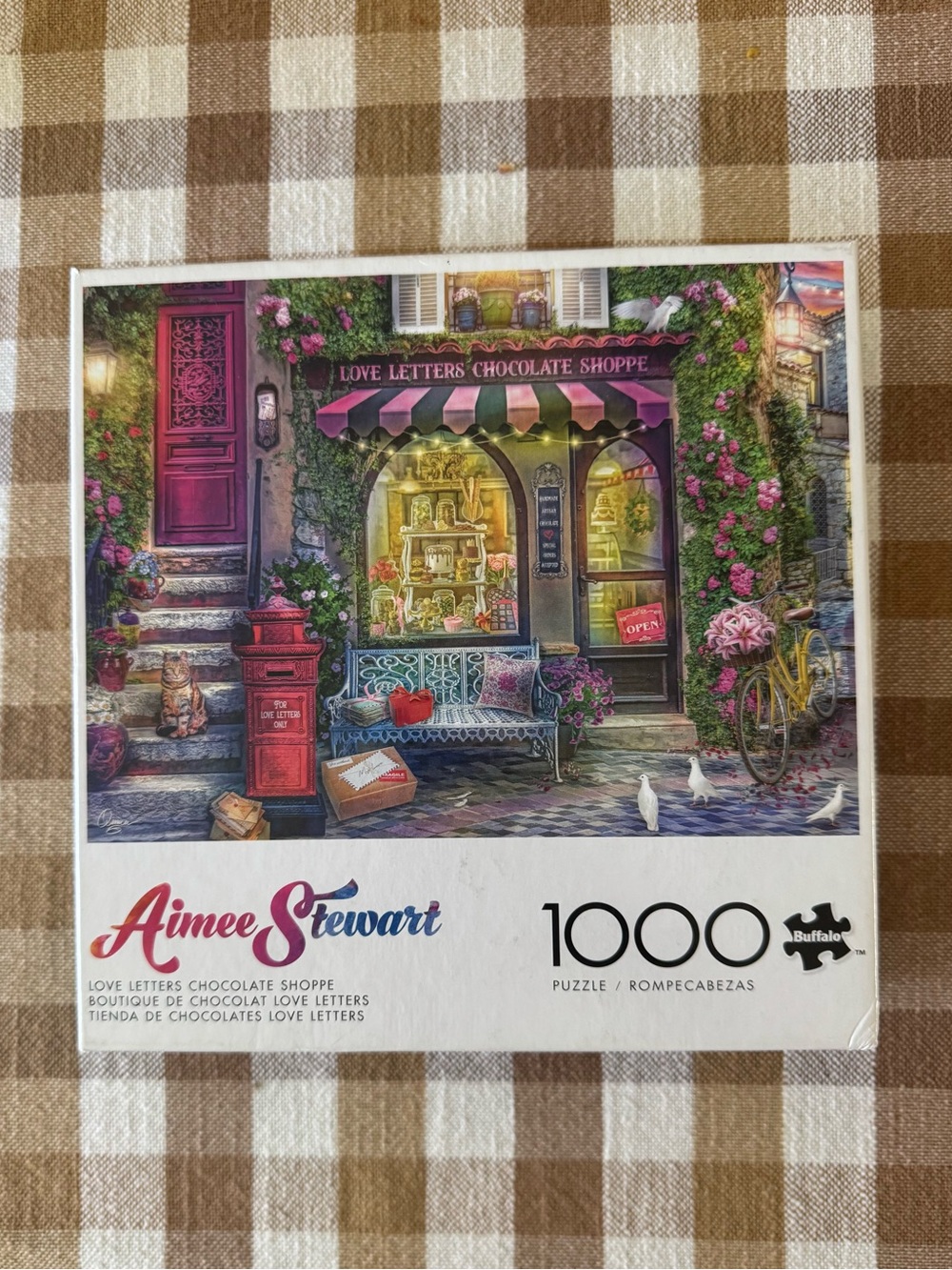 Aimee Stewart Love Letters Chocolate Shoppe 1000-Piece Puzzle - Picture 2 of 4
